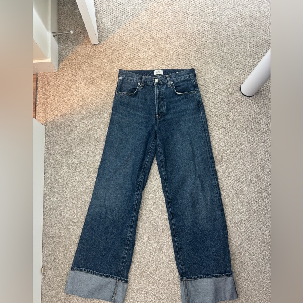 Citizens Of Humanity Annina Dark Blue Relaxed Jeans